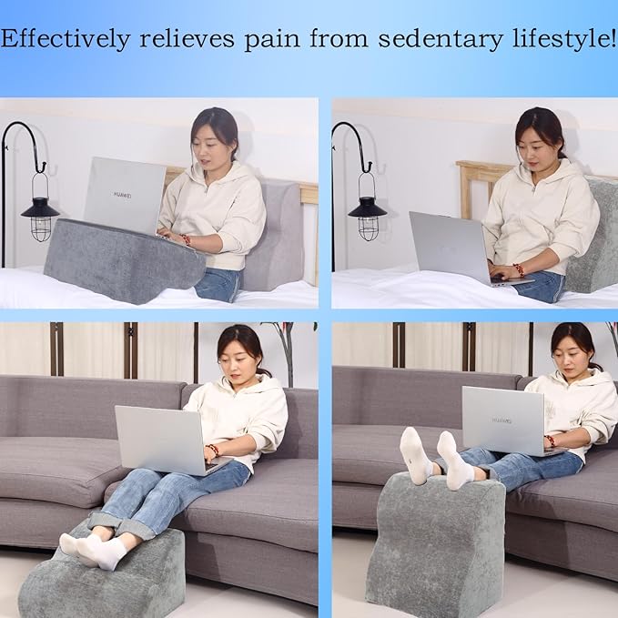 Foot Rest for Under Desk at Work.Multifunctional 3-Tier Foot Stool, - Image 7