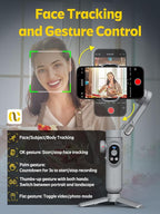 Professional Gimbal Stabilizer for Smartphone w/Wireless Charging OLED Display - Image 7