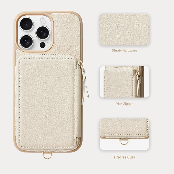 ZVE Wallet Case for iPhone 15 Pro Max, iPhone 15 Pro Max Case Wallet - Image 5
