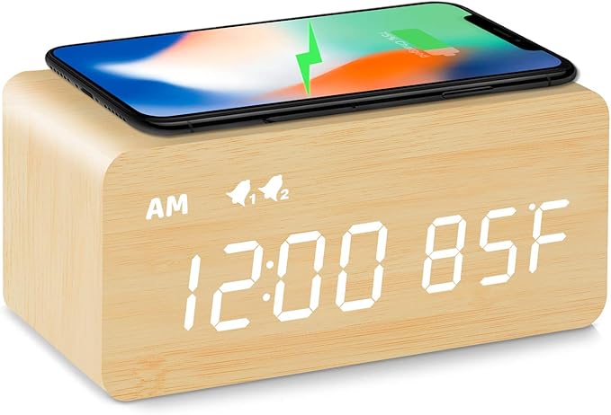 MOSITO Digital Wooden Alarm Clock by MOSITO