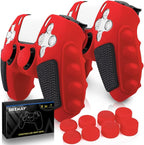 SIKEMAY Anti-Slip PS5 Controller Skin, Soft Thicken Non-Slip Studded Silicone by SIKEMAY