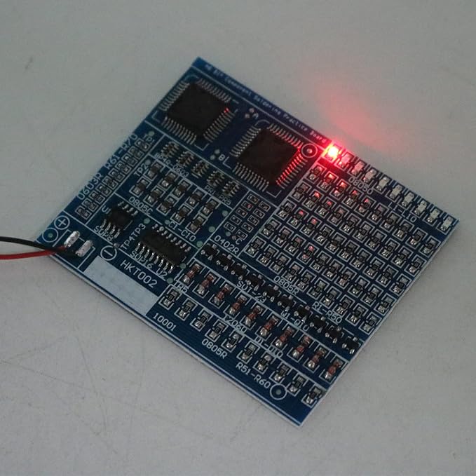 Soldering Practice Kit DIY Senior Two-sided SMD 1-row Red Flash LED Plug-in - Image 5