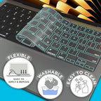 Kuzy Mint Premium MacBook Pro 14 inch Keyboard Cover M4 16" 2025 2024 2023 M3 - Image 4