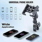 Riding Phone Holder Kit, Include Dual Socket Arm/Handlebar Strong Rod - Image 4