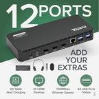 Plugable USB C Triple Display Docking Station - Image 2