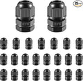 25 PCS 1/4" NPT Nylon Cable Gland Joints by RTHIEAI