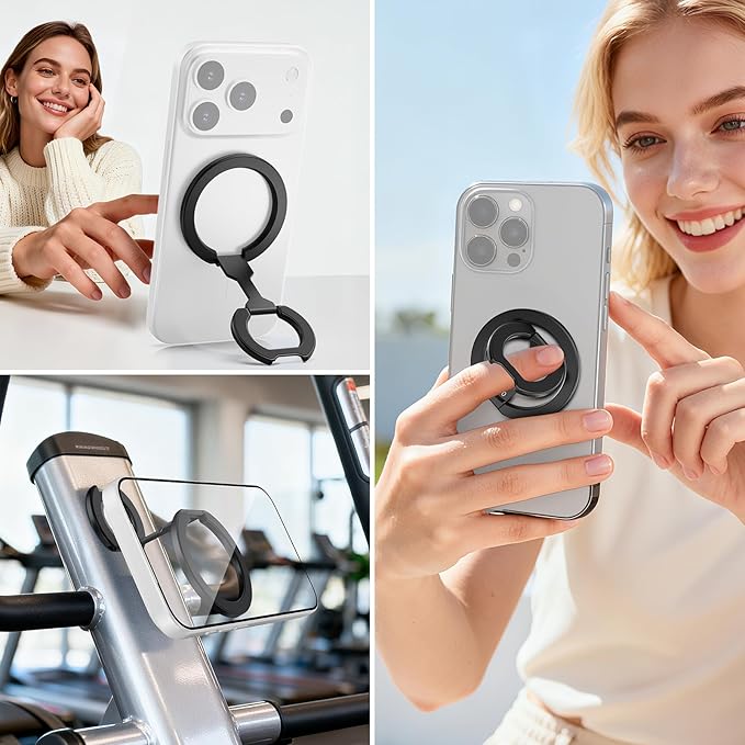 NEEWER Magnetic Phone Grip, Dual Side Magnet Cell Phone Ring Holder Stand - Image 6
