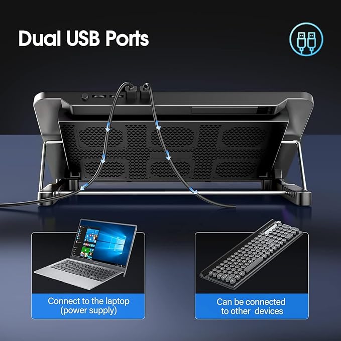 AIMIUZI Laptop Cooling Pad, Gaming Laptop Cooler - Image 6