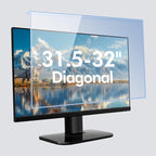 31.5-32 Inch Blue Light Filter for Computer Monitor, TV Computer Screen Blue by BSPROTE