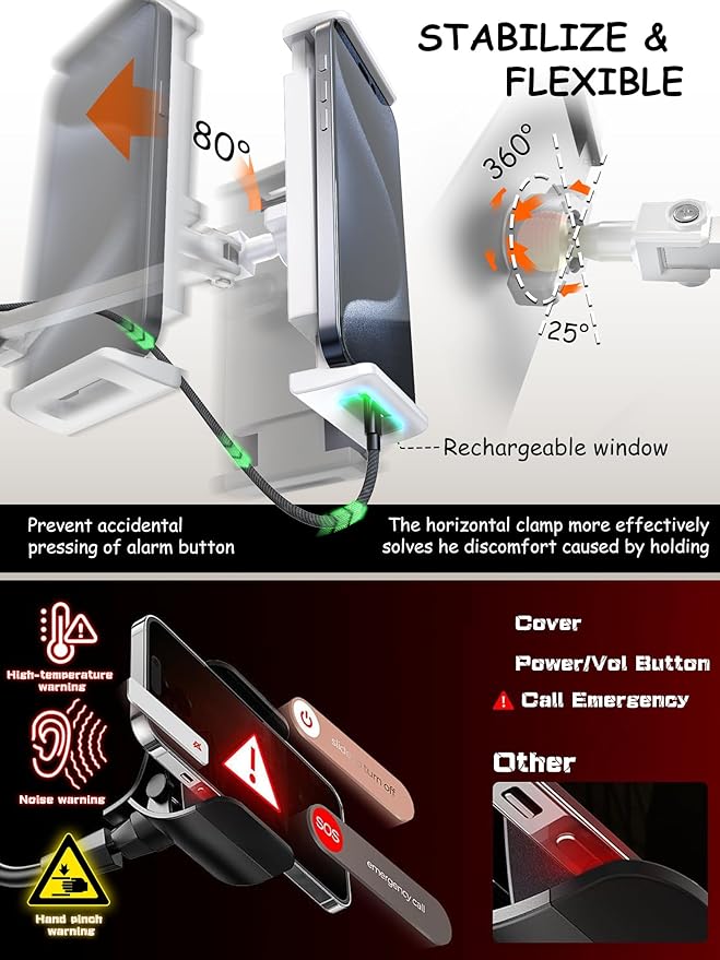 Foldable Tablet Stand, Tablet Mount Adjustable - Image 6