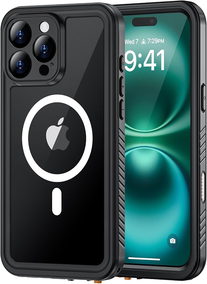 Lanhiem Magnetic for iPhone 16 Pro Case, IP68 Waterproof Case by LanhiemHome