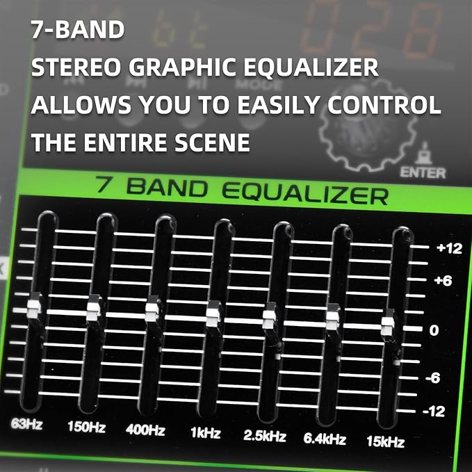 Depusheng PA8 Professional Audio Mixer Sound Board Console Desk System - Image 7