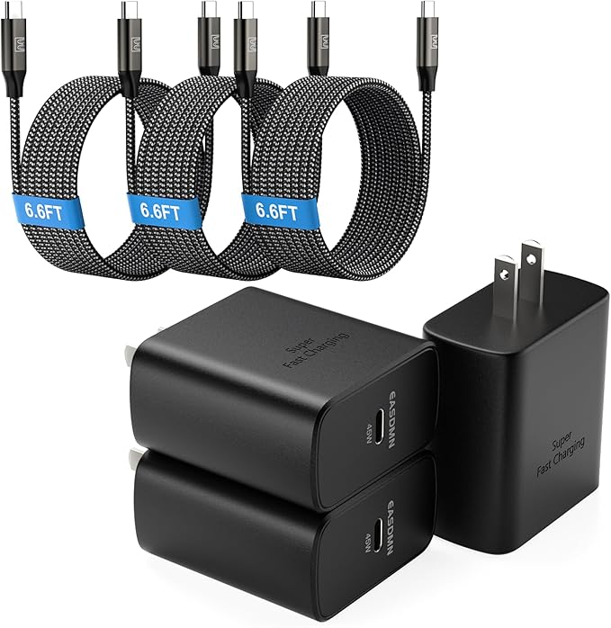 45W Super Fast Charger Type C, 45 Watt USB-C Charger PD/PPS Wall Charging Block by EASDMN