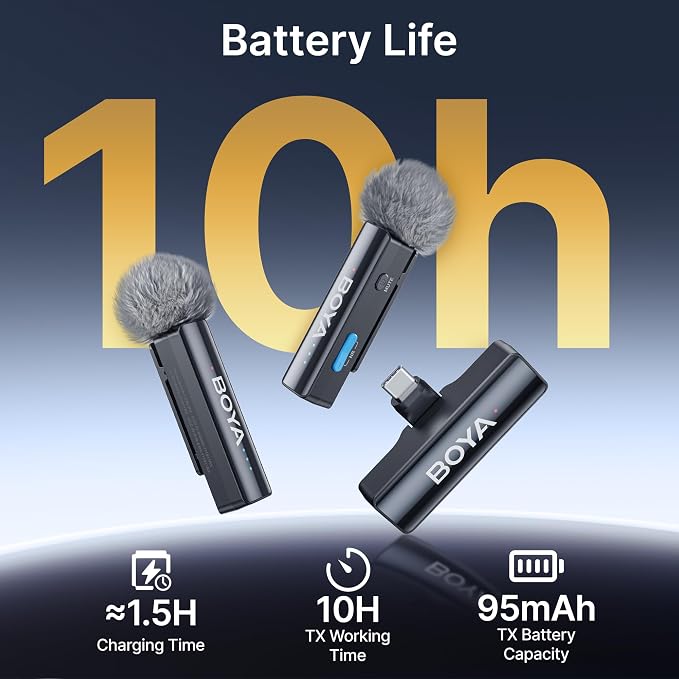 BOYA BOYALINK 2 A2 Wireless Lavalier Microphone - Image 9