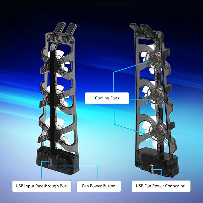 NexiGo PS5 Accessories Cooling Fan - Image 5