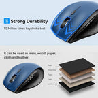 TECKNET Bluetooth Mouse, 4800 DPI Wireless Mouse, 2-Year Battery 6 Adjustable - Image 5