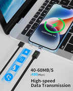 ZBF Magnetic Charging Cable 3A Fast Charging 3 in 1 Magnetic Phone Charger - Image 3