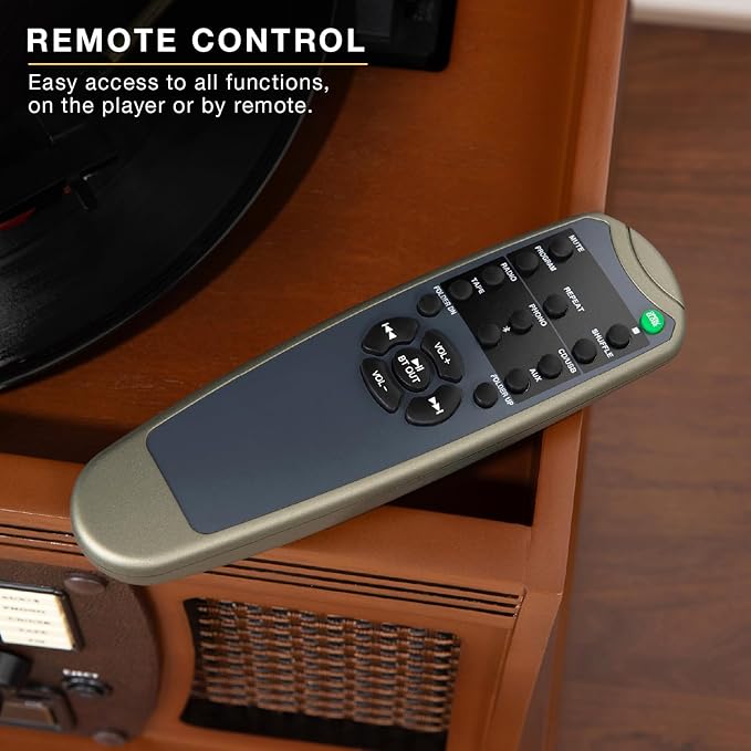 Victrola Navigator 8-in-1 Bluetooth Record Player - Image 7