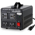 Yinleader 1500W 110V to 220V or 220V/230V/240V to 110V/120V Power Converter by Yinleader