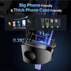 Miracase Phone Holders for Your Car, Universal Cell Phone Car Mount, 3-in-1 - Image 6