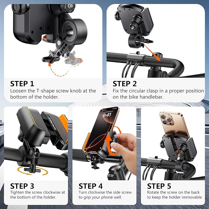 Motorcycle Bike Phone Holder - Image 6