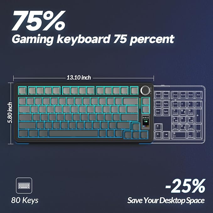 AULA S75 PRO Wireless Gaming Keyboard - Image 9