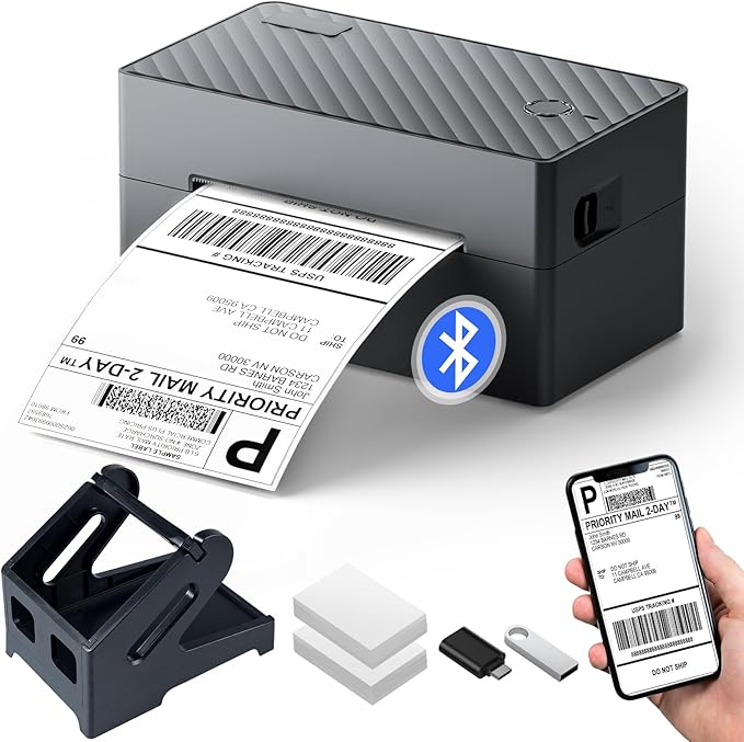 Label Printer, 4x6 Thermal Printer by PEDOOLO