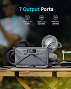 DaranEner Portable Power Station 100W LiFePO4 Solar Power Bank, 89.6Wh Small - Image 3