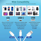 SD Card Reader for iPhone/iPad, 5-in-1 Universal Memory Card Reader for SD/TF - Image 7
