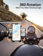 Bike Phone Holder Handlebar, Motorcycle Phone Mount, ATV Cell Phone Clamp - Image 3