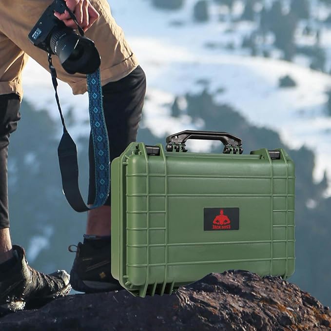 18x 13.8x 8 Inch Hard Case, Portable Weather Waterproof Protective Camera Case - Image 8