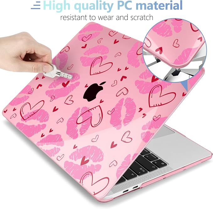 MEEgoodo Case for MacBook Pro 13 inch Case 2022 2021 2020 New A2338 M2/M1 A2251 - Image 3
