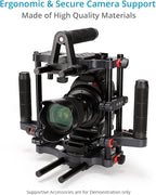 Power DSLR Camera Cage for DSLR DSLM Cameras Only. Adjustable Handles & 15mm - Image 2