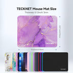 TECKNET Mouse Pad with Anti-fray Stitching, Waterproof Surface & Non-Slip - Image 6