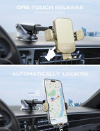 Wireless Car Charger, 15W Fast Charging Auto Clamping Car Charger Phone Mount - Image 4