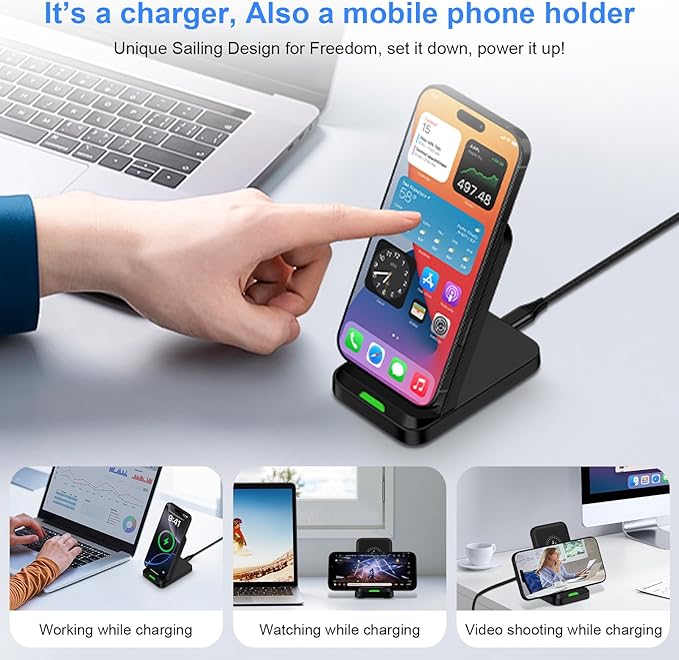 Wireless Charger Fast Charging Stand - Image 6