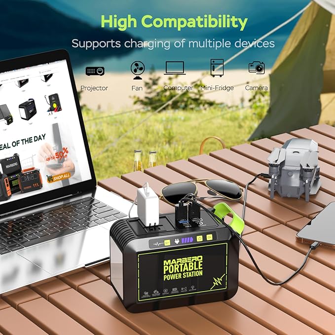 MARBERO 80W Solar Powered Generator - Image 3