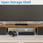 45" Large TV Riser with Fabric Drawers - Image 4