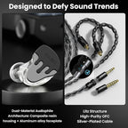 BASN BmasterX in Ear Audio Monitor, Hybrid 6 Drivers IEM Earphones - Image 3