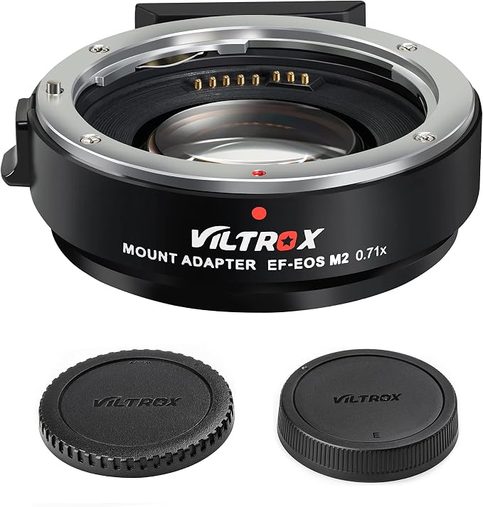VILTROX EF-EOS M2 Auto Focus Lens Adapter 0.71x Reducer Speed Booster by ViltroxOfficial