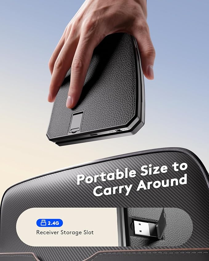 Samsers Ergonomic Foldable Keyboard, KE09U Folding Travel Bluetooth Keyboard - Image 6