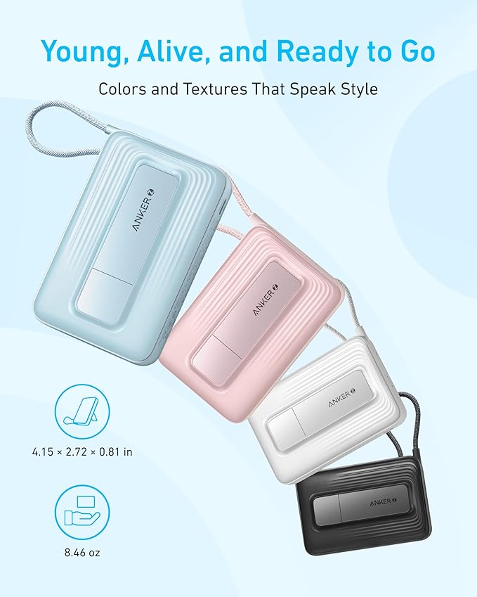 ANKER Zolo Magnetic Power Bank, 000mAh Wireless Portable Charger - Image 6