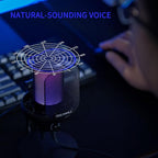 FEELWORLD VM1 Gaming PC USB Microphone Condenser Mic - Image 6