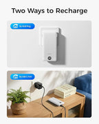 VEGER Portable Charger with Built-in AC Plug and Cables, All in One 10000mAh - Image 5