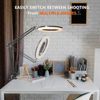 Overhead Phone Mount with Ring Light, 10’’ LED Selfie Light - Image 2