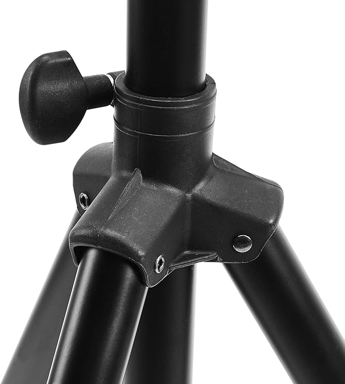 Amazon Basics Speaker Stand, Holds up to 99.2 lbs, Adjustable Height 52" to 73" - Image 4