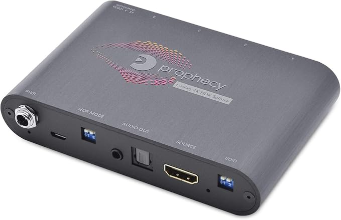gofanco Prophecy Intelligent 1x2 HDMI Splitter 4K 60Hz HDR – 4K @60Hz 4:4:4 by gofanco