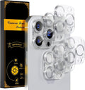 beuxece for 6 Pack iPhone 16 Pro/iPhone 16 Pro Max Camera Lens Protector 9H by Beuxece