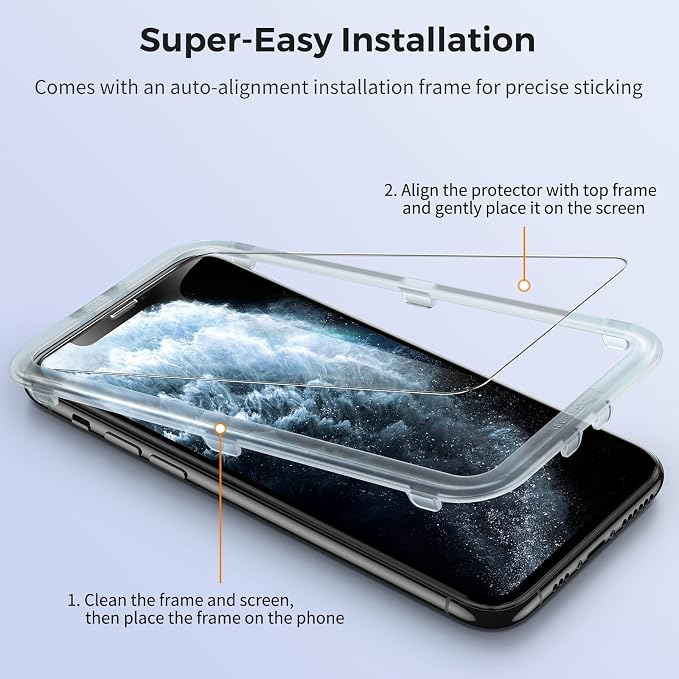 UNBREAKcable Screen Protector for iPhone XS Max and iPhone 11 Pro Max 2 Pack - Image 3