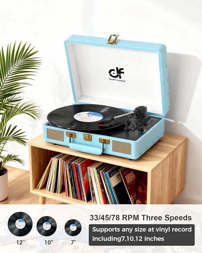 Vinyl Record Player Suitcase - Image 2